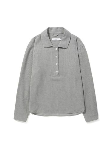 Women's] Half Open Stripe Shirt_EFSFW2450 - EPIGRAM - Modalova