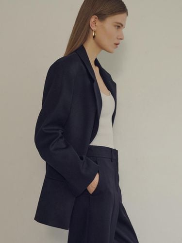 Over Fit Single Two Button Jacket - pelote - Modalova