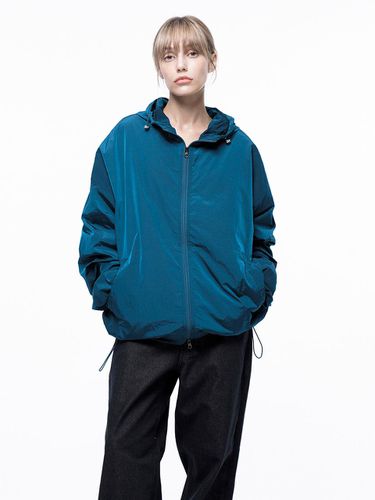 Glisten Hooded Windbreaker Jumper - Green / W243OT - Chance’s noi for Women - Modalova