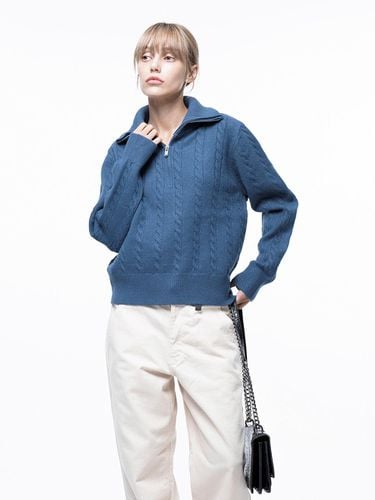 Soft Cable Half Zip - up Knit - Chance’s noi for Women - Modalova