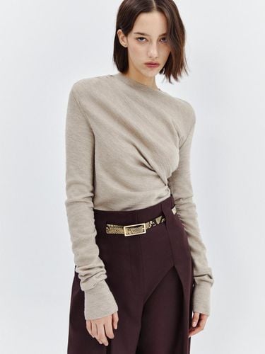 Crepe Wool Sweater - FAYEWOO - Modalova