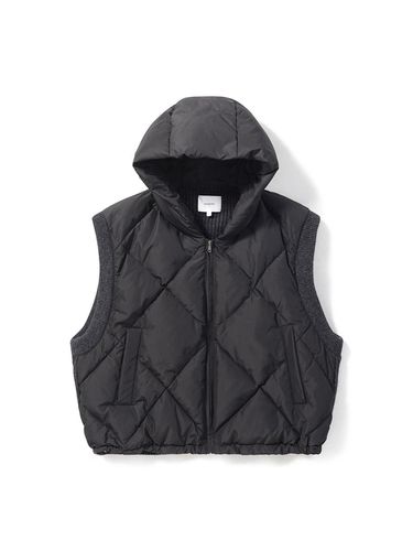 Women] Outer Type Knit Mix Down Vest_EFVA - EPIGRAM - Modalova