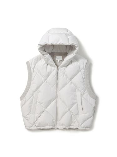 Epigram Women] Knit Mix Down Vest - EPIGRAM - Modalova