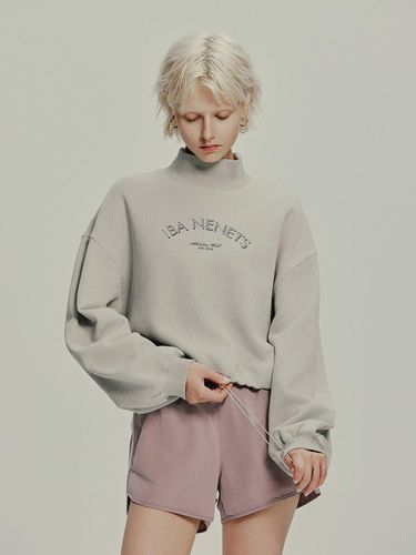 Stand-neck Vintage Pigment Sweatshirt - iba nenets - Modalova