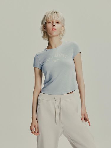 Stretch Graphic T-Shirt-Sky Blue - iba nenets - Modalova