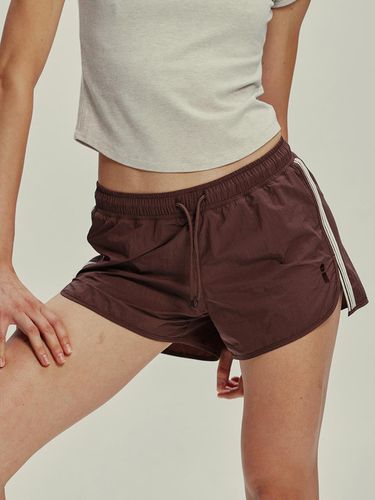 Side Tape Point Running Shorts-Brown - iba nenets - Modalova