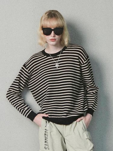 Stripe Knit Stripe Knitwear_2Color - iba nenets - Modalova