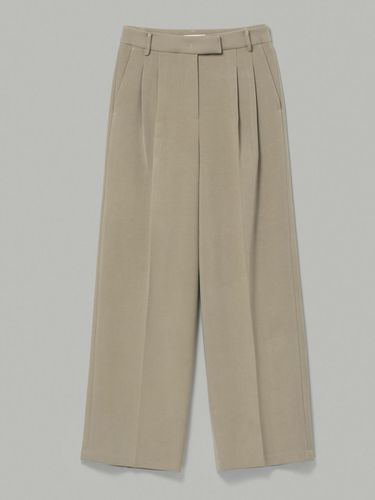 Sand two tuck pants [LMBAPT105] - Lamerei - Modalova