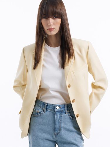 Classic Single Blazer [LMBCSPJK102] - Lamerei - Modalova