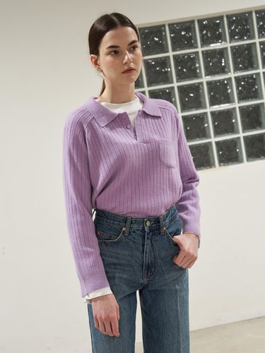 Collar Knit (Lavender) - lecelona - Modalova