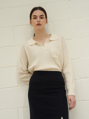 Collar Knit (Beige) - lecelona - Modalova