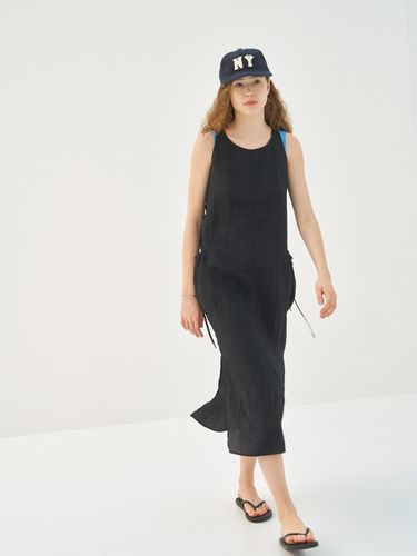 Tinkle twist long dress (dark navy) - lecelona - Modalova