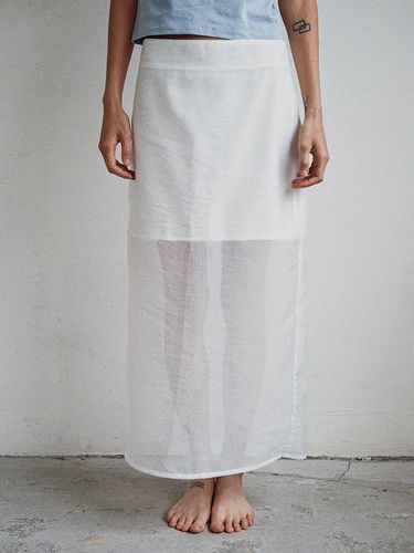 Shimmer Skirt - White - Tocoll - Modalova