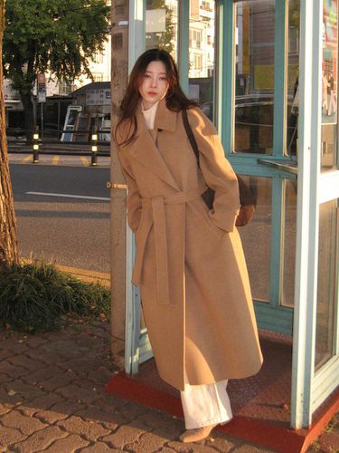 Raglan Long Handmade Coat [LMBDWICT701] -3color - Lamerei - Modalova