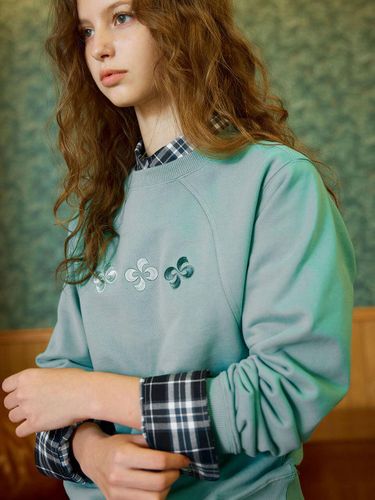 CRESCENDO WAVE SWEATSHIRT / green - HERETIC - Modalova