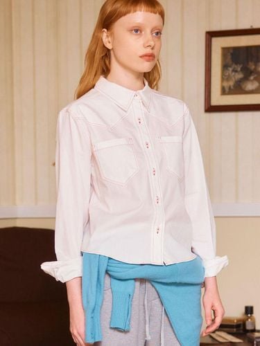 WESTERN SOLID SHIRT / white - HERETIC - Modalova