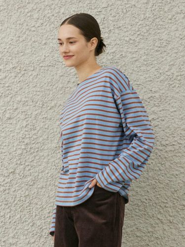 MARSEILLE STRIPE T SHIRTS_BLUE - diaalto - Modalova