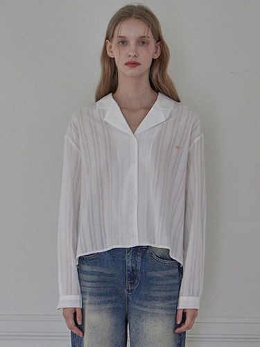 OPENING COLLAR BLOUSE - HAINT - Modalova