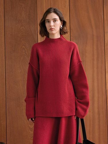 YY_Loose turtleneck sweater_RED - yyiam - Modalova