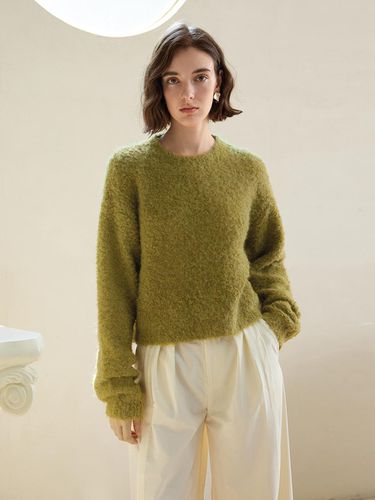 YY_Cozy green knit top - yyiam - Modalova