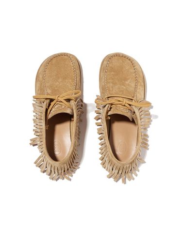 Fringe Moc Shoes Camel - Kijun - Modalova