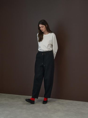 Waffle easy pants (black) - lecelona - Modalova