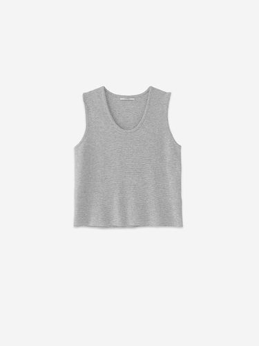 WOOL SLEEVELESS TOP - GRAY - LA KOSMO - Modalova