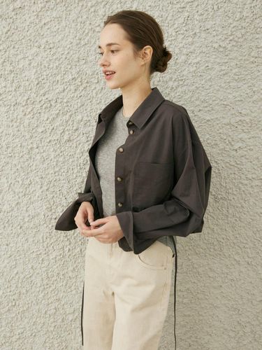 MONGE STRING SHIRT_BROWN - diaalto - Modalova