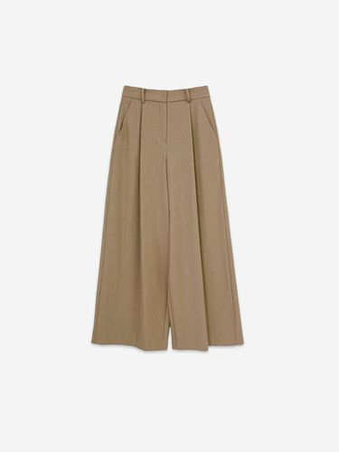 OVER WIDE TROUSERS - DEEP BEIGE - LA KOSMO - Modalova