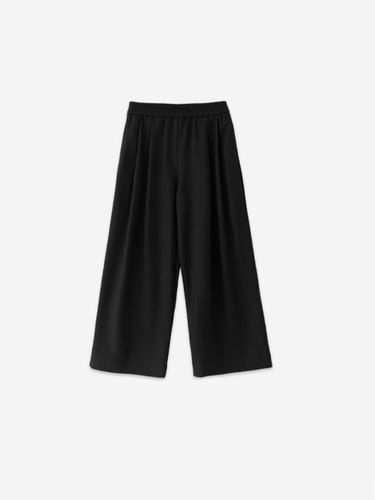 MU WIDE BANDING PANTS - BLACK - LA KOSMO - Modalova