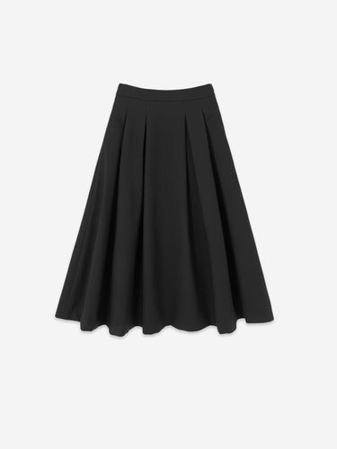 PLEATS FULL SKIRTS - BLACK - LA KOSMO - Modalova