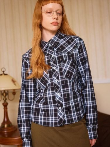 WESTERN PLAID SHIRT / black - HERETIC - Modalova