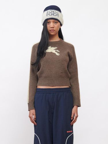 Pegasus Knit Pullover - Brown - Kijun - Modalova