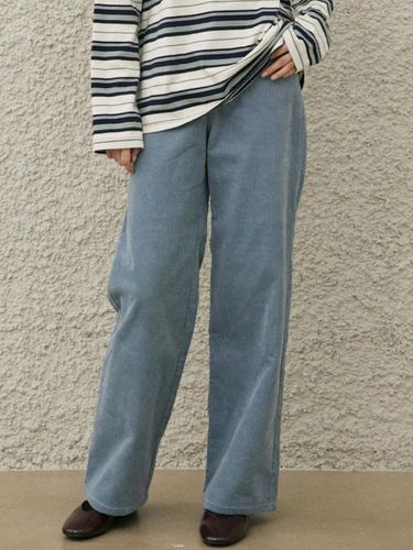 MALO CORDUROY PANTS_BLUE - diaalto - Modalova