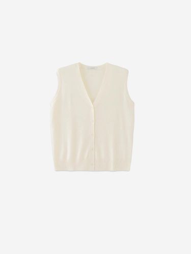 COSY KNIT VEST -LIGHT BEIGE - LA KOSMO - Modalova