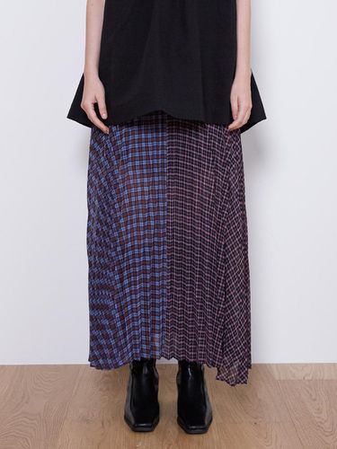 FW_Patch work Pleats Skirt () - OEF - Modalova