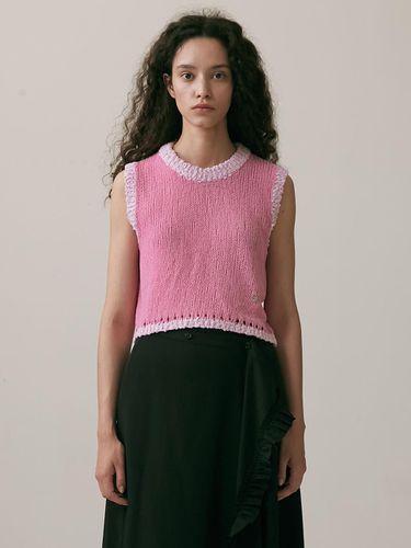 SS_Two tone Knit (Pink/Baby Pink) - OEF - Modalova