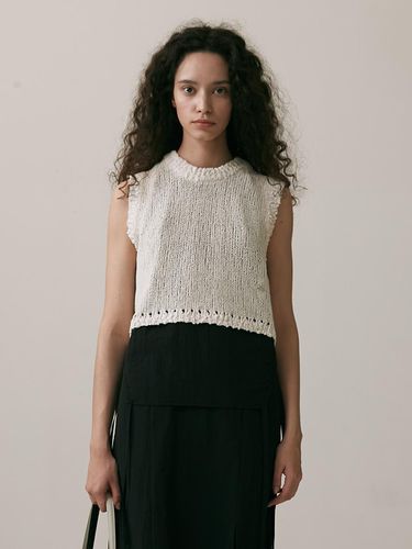 SS_Two tone Knit (Ivory/Off ) - OEF - Modalova