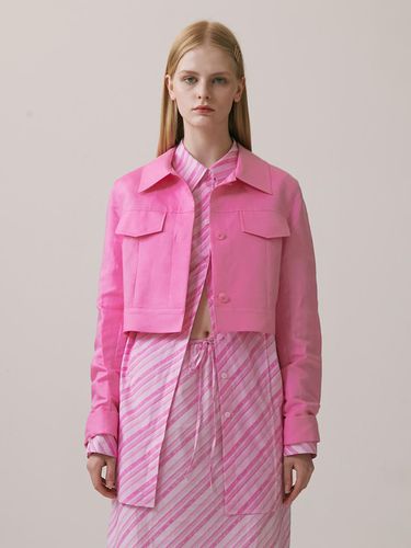 SS_Summer Crop Jacket (Pink) - OEF - Modalova