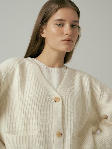 CASHMERE CROP CARDIGAN (3 COLOR) - Lemme - Modalova