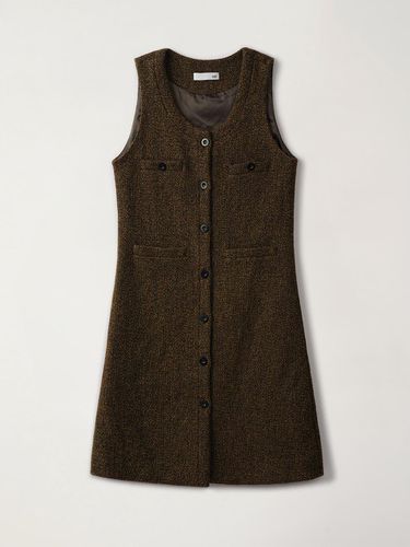 Classic Tweed Sleeveless Dress () - OEF - Modalova