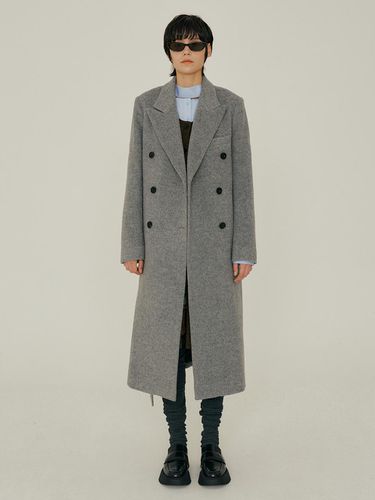 FW_Long Belt Classic Coat (Gray) - OEF - Modalova