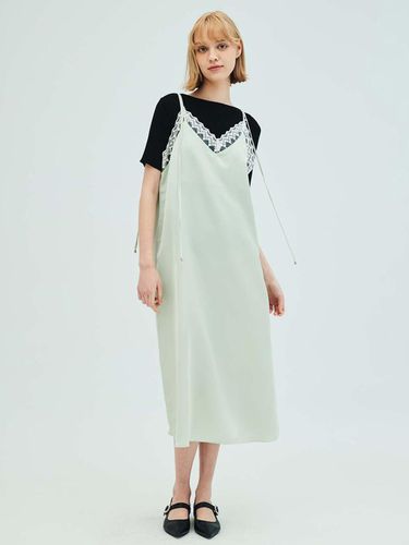 Lace bustier dress_Mint - OPENING SUNSHINE - Modalova