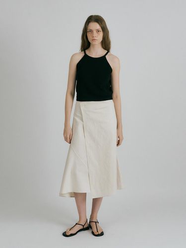 FLARE WRAP SKIRT (ECRU) - Lemme - Modalova