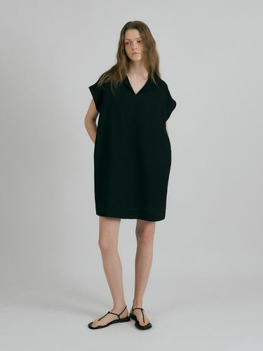 COLLAR MINI DRESS (2COLOR) - Lemme - Modalova