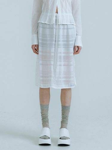 SS_Summer Banding Skirt (White-stripe) - OEF - Modalova