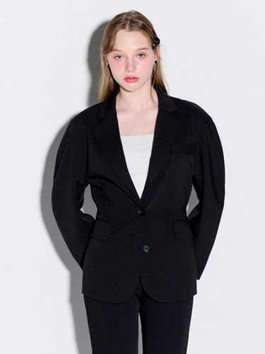 Volume sleeve tailored jacket_Black - OPENING SUNSHINE - Modalova