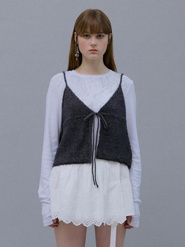 Knit Mini Top (Charcoal) - OEF - Modalova