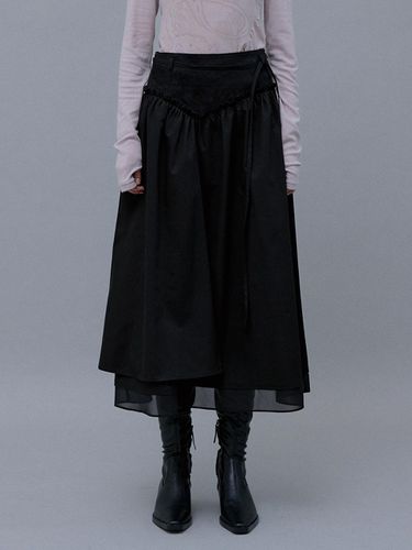 Winter Layered Shirring Skirt () - OEF - Modalova