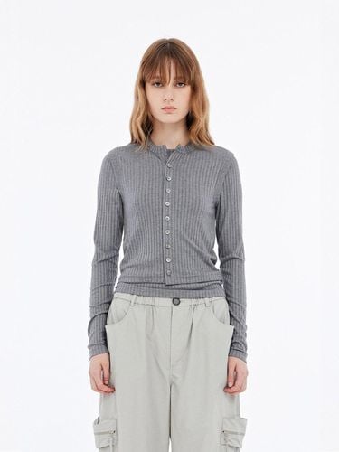 Cardigan setup top_gray - J KOO - Modalova